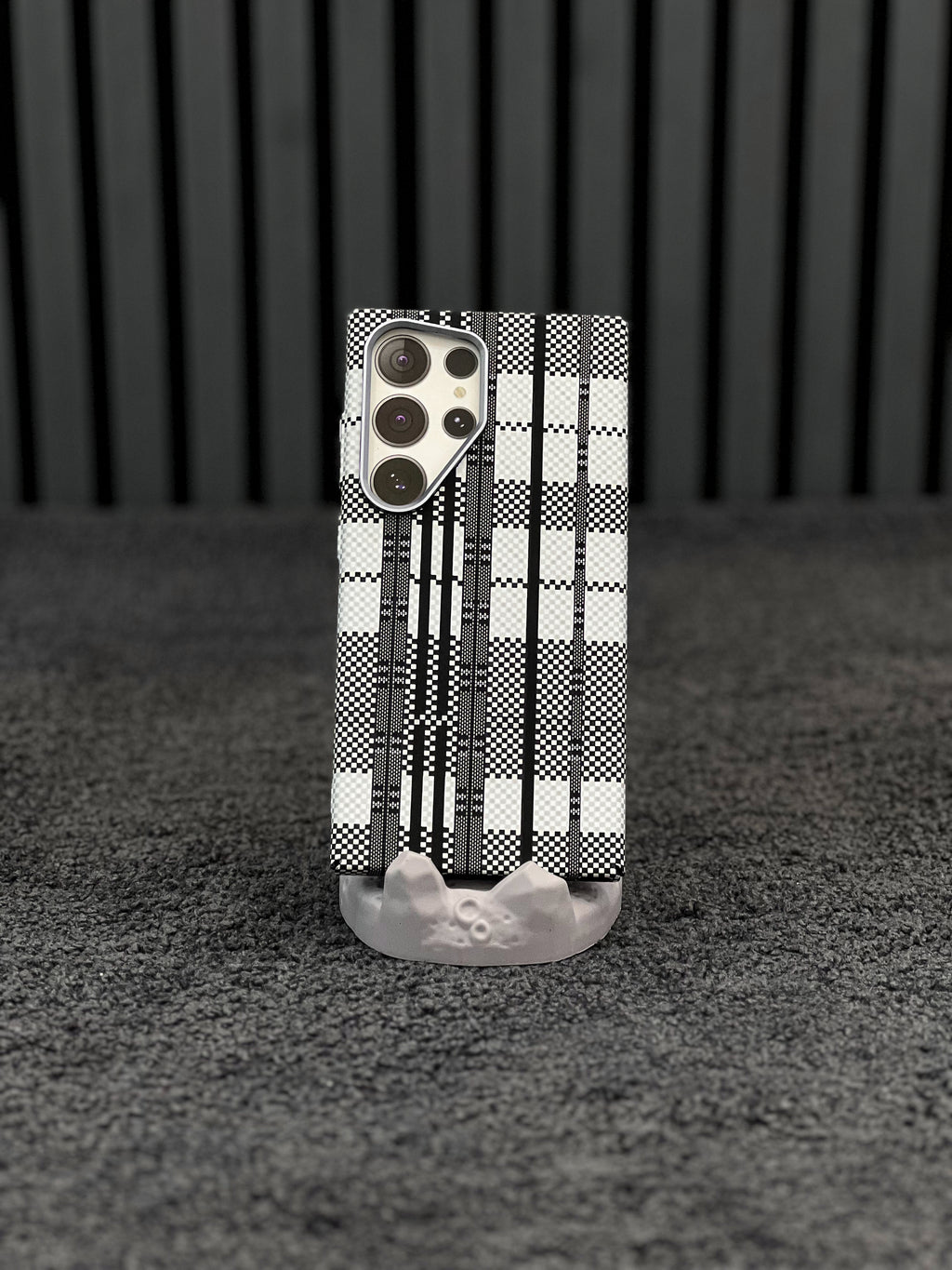 Black & White Check Case