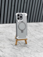 Leather Metal Magsafe