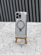 Leather Metal Magsafe