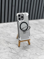 Leather Metal Magsafe