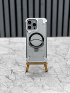 Leather Metal Magsafe