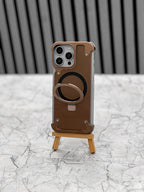 Leather Metal Magsafe