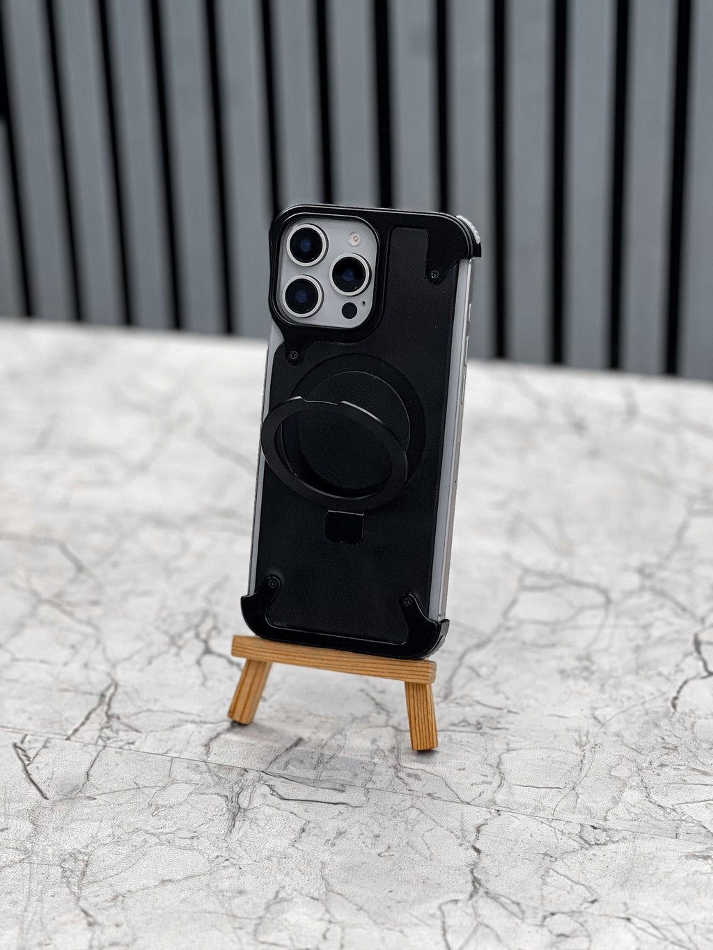 Leather Metal Magsafe
