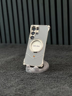 Leather Metal Bumper Case